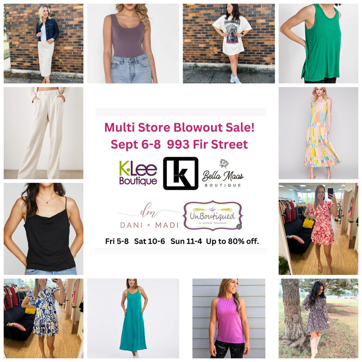 Multi Store Blowout Sale in Sherwood Park!