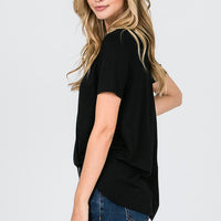 Emma V Twist Tee