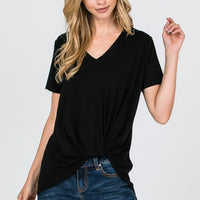 Emma V Twist Tee