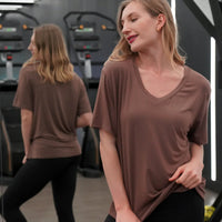 Bamboo V Neck Andrea T-Shirt