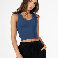 C'est Moi Bamboo Rib Scoop Neck