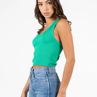 C'est Moi Bamboo Rib Scoop Neck