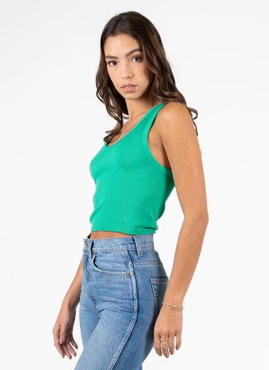 C'est Moi Bamboo Rib Scoop Neck