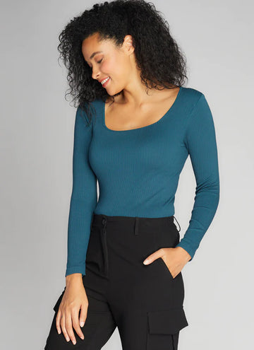 C'est Moi Seamless Ribbed Long Sleeve