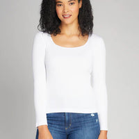 C'est Moi Seamless Ribbed Long Sleeve