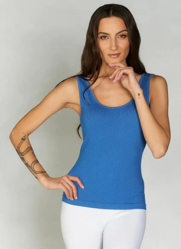 C'est Moi Seamless Ribbed Tank