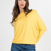 C'est Moi Bamboo Dolman Sleeve top