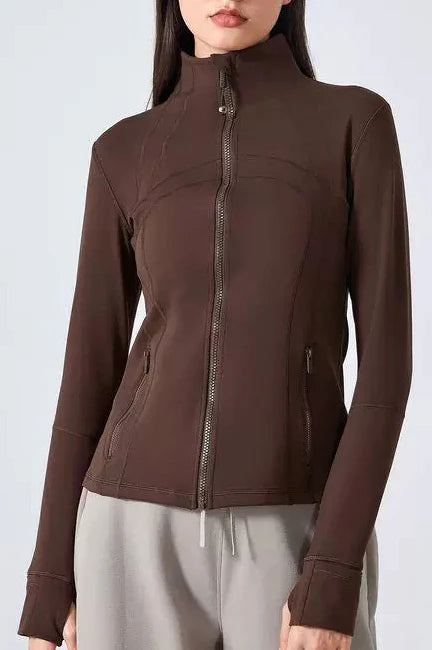 Talia Mock Neck Jacket