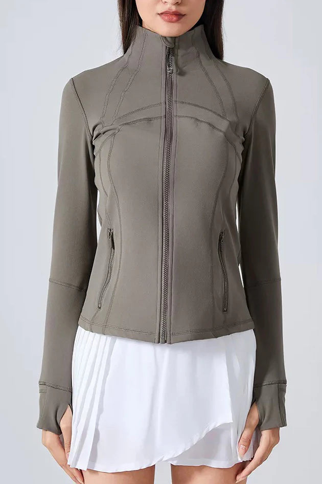 Talia Mock Neck Jacket