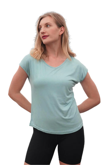 Bamboo V Annalee Tee