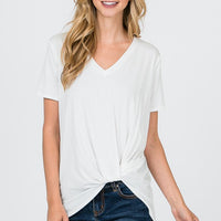 Emma V Twist Tee