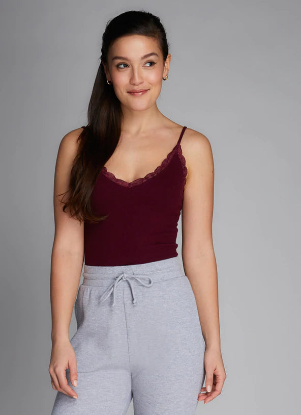 C'est Bamboo Tank Lace Trim