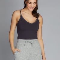 C'est Bamboo Tank Lace Trim