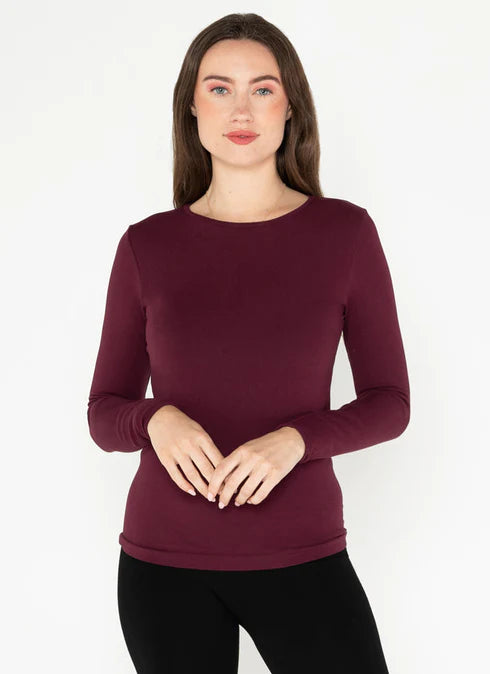 C'est Moi Bamboo Long Sleeve Crew Neck