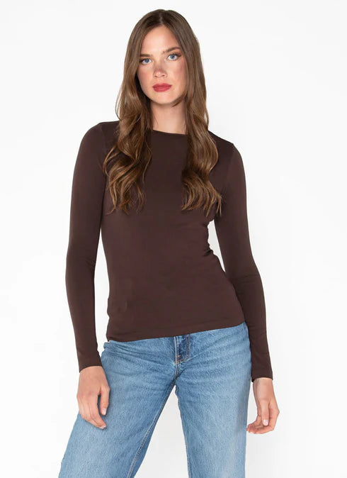 C'est Moi Bamboo Long Sleeve Crew Neck