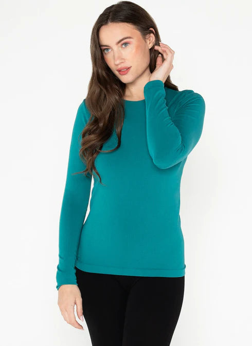 C'est Moi Bamboo Long Sleeve Crew Neck