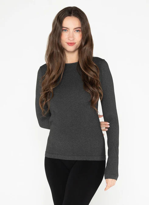 C'est Moi Bamboo Long Sleeve Crew Neck