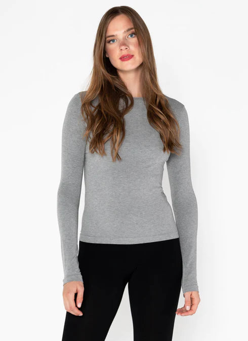 C'est Moi Bamboo Long Sleeve Crew Neck