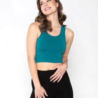 C'est Moi Bamboo Crop Tank