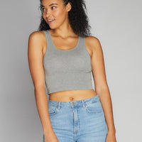 C'est Moi Bamboo Crop Tank