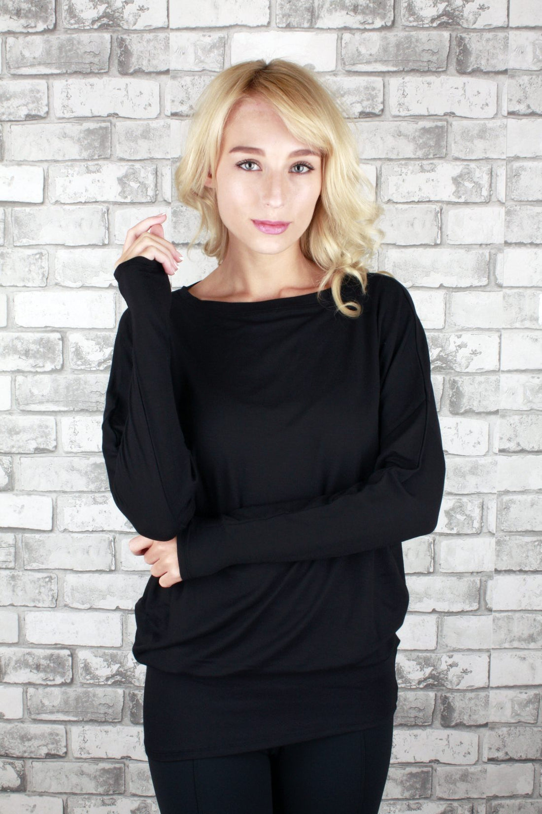 Bamboo Dolman Top Long Sleeve